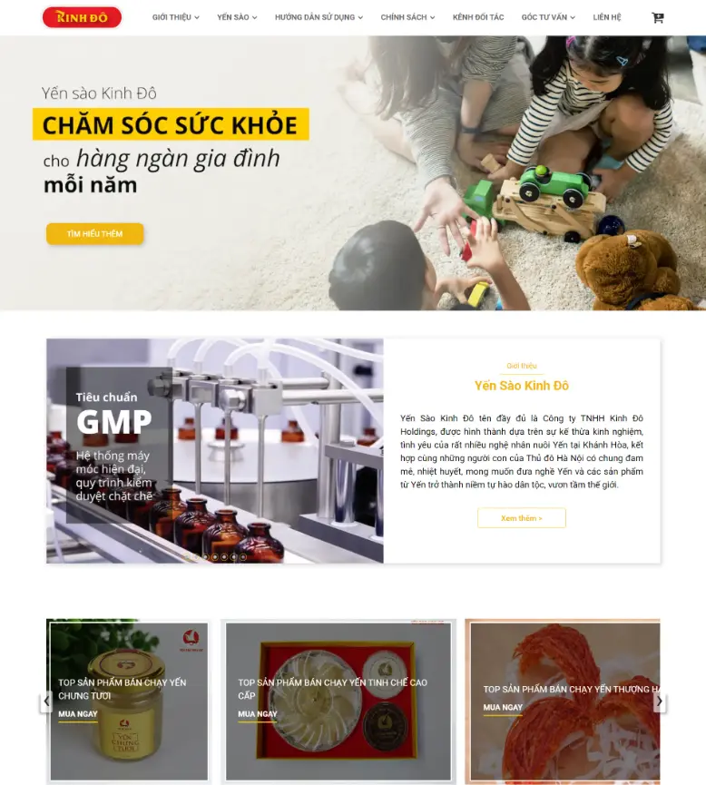 website yến sào