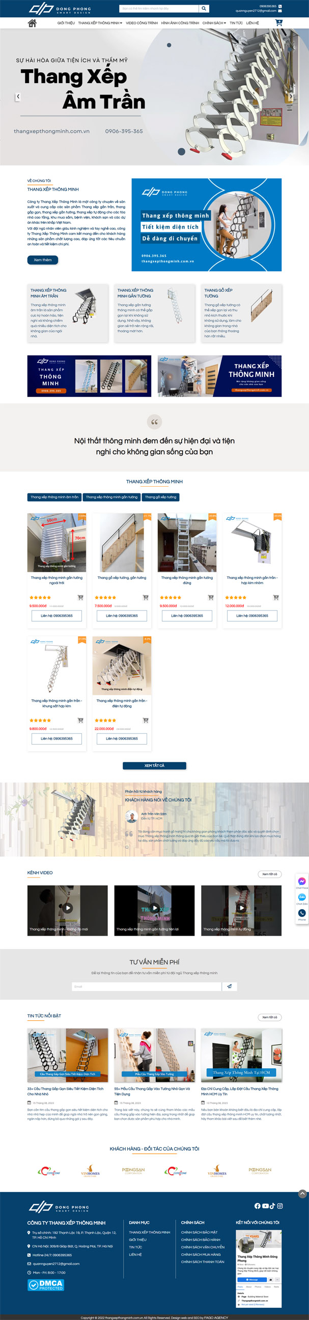[thangxepthongminh] Thiết Kế Website Thang xếp Thông Minh Đẹp, Thu Hút Và Chuẩn Seo