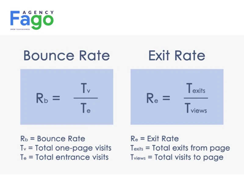 Phân biệt giữa Bounce Rate và Exit Rate để tối ưu báo cáo