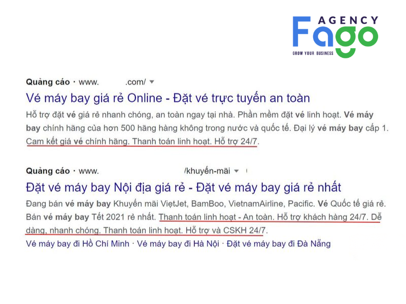 Ví dụ về tiện ích mở rộng liên kết