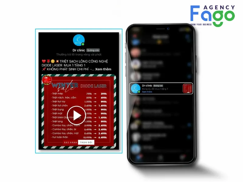 Video quảng cáo trong Facebook Messenger