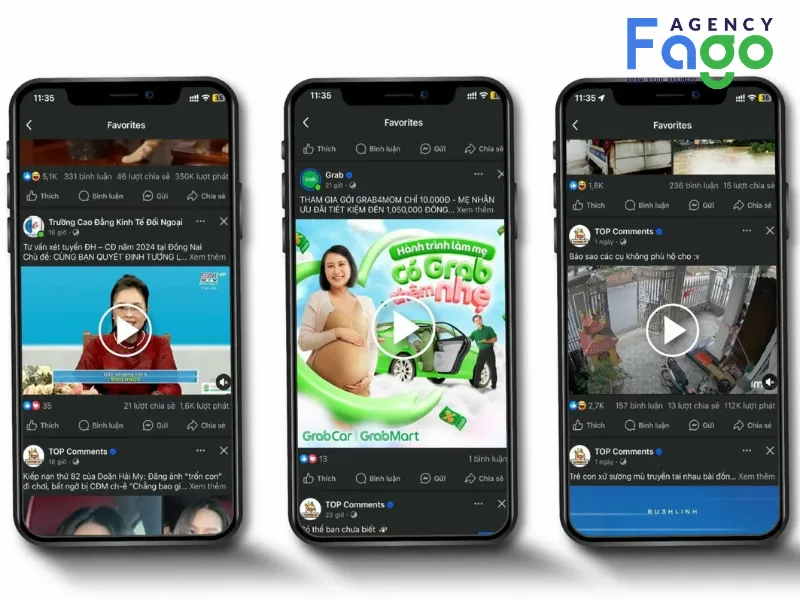 Video trong Bảng tin (Facebook Feed)