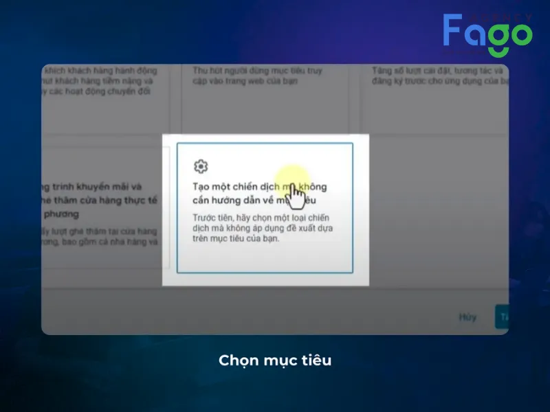 Chọn mục tiêu