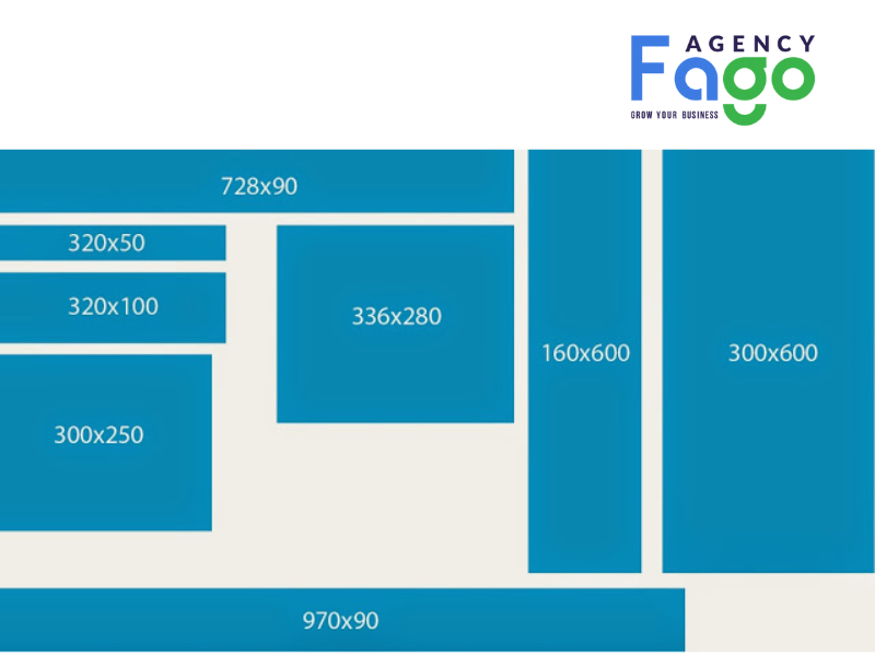 Các kích thước GDN phổ biến theo quy định của Google