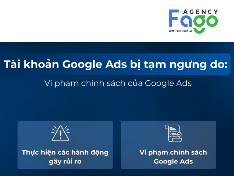 Vi phạm chính sách Google Ads