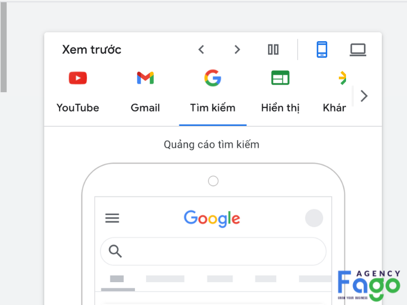 Chọn loại chiến dịch phù hợp với mục tiêu