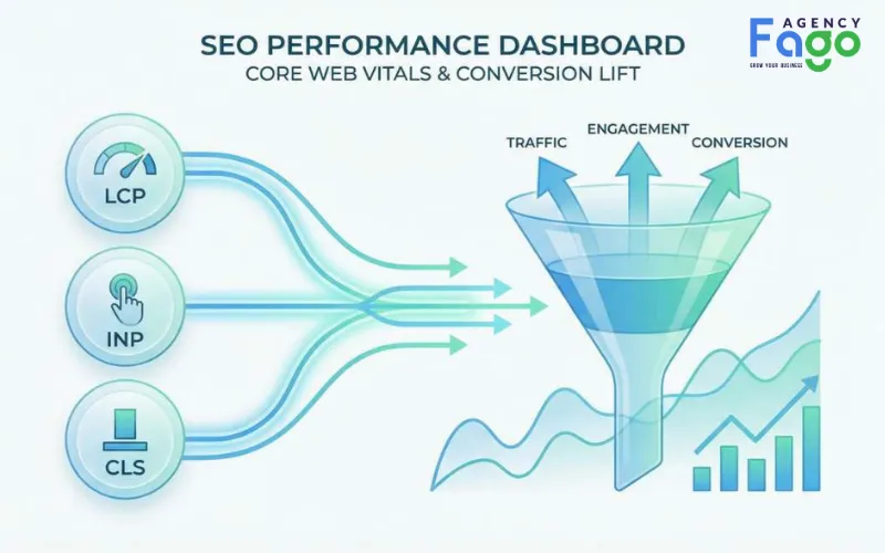 Lỗi kỹ thuật SEO ảnh hưởng trực tiếp đến trải nghiệm người dùng (Core Web Vitals)