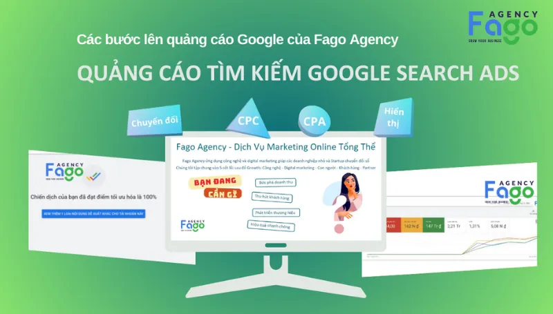 Fago Agency - Đơn vị hàng đầu trong lĩnh vực quảng cáo Google Ads