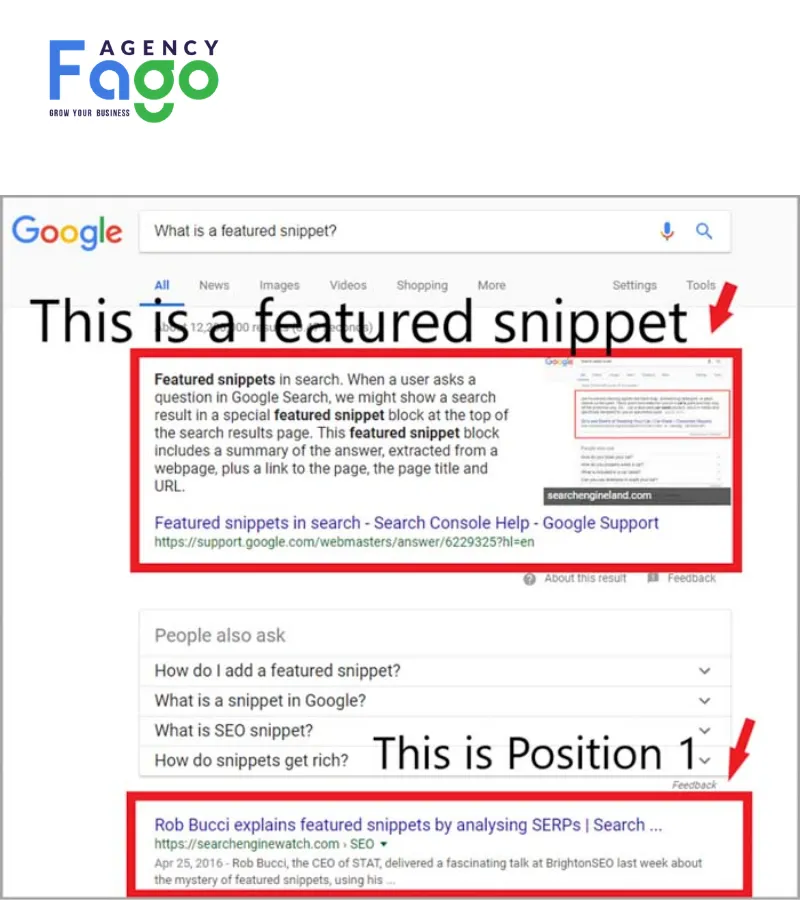 Featured Snippets (Đoạn trích nổi bật)