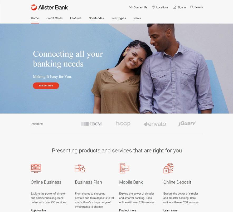 Thiết kế website ngân hàng