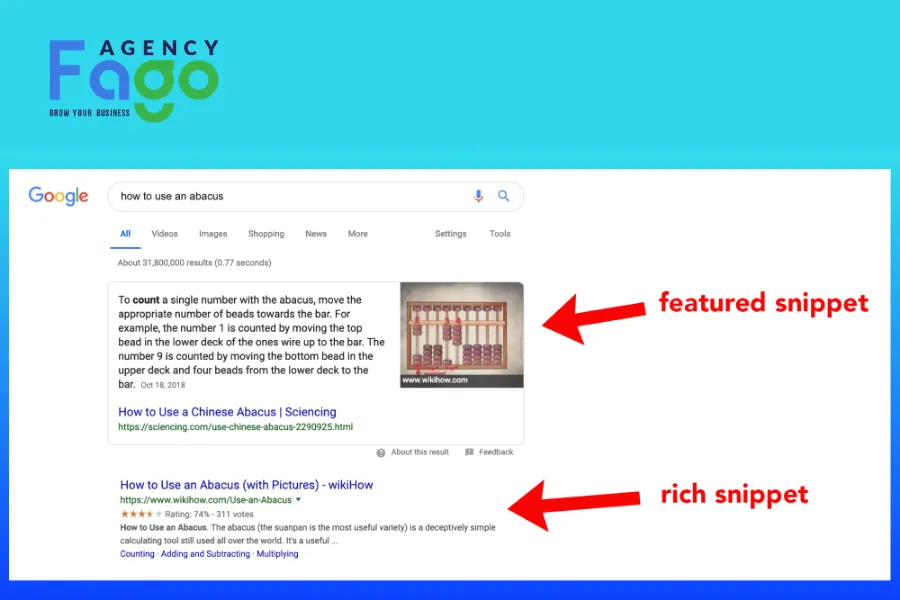 Snippets là gì? Chiến lược tối ưu giúp website chiếm lĩnh vị trí ưu tiên trên Google