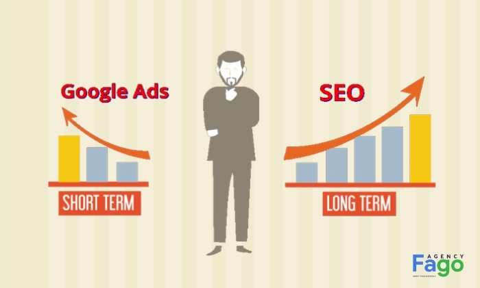 Chọn Google Ads hay SEO tùy theo mục tiêu từng doanh nghiệp