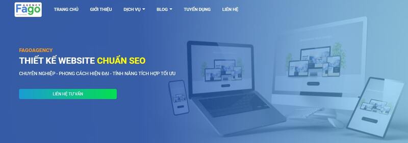 Dịch vụ thiết kế website bất động sản chuẩn SEO Fago Agency