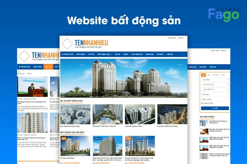 Trang web môi giới bất động sản