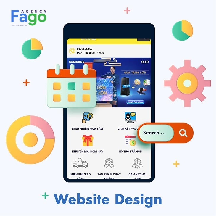 Thiết kế website thương mại điện tử với Fago Agency