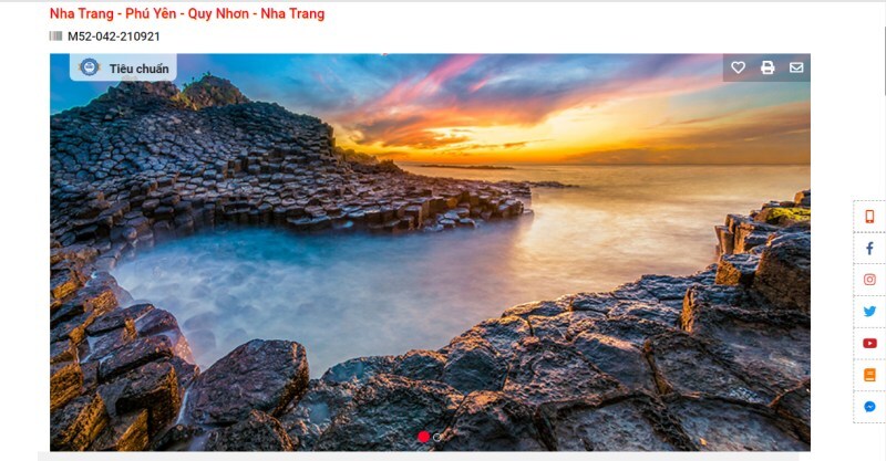Thông tin chi tiết tour Nha Trang - Phú Yên - Quy Nhơn - Nha Trang